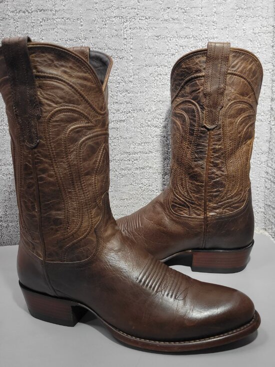 Tecovas Other - Tecovas The Cartwright Men's US Size 10D Cafe Goat Pull on Cowboy Boots